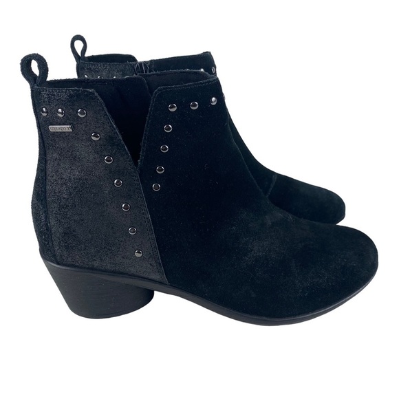 Romika Shoes - Romika Ankle Boots Booties Black Suede Leather Women’s Size 8.5 Waterproof